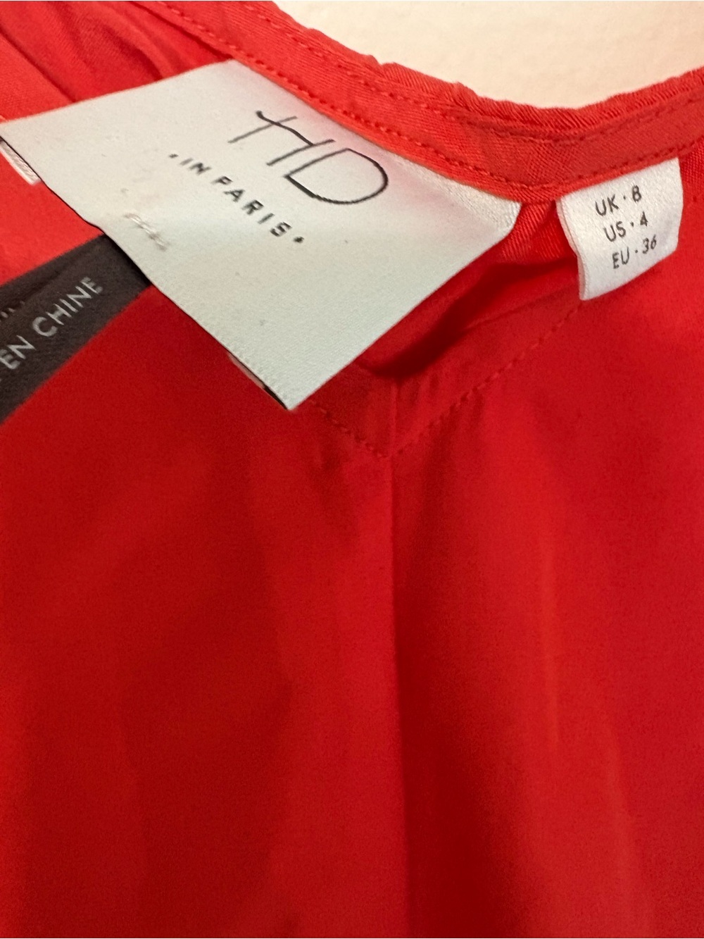 Anthro HD in Paris Sassafras Dress Coral Spaghetti-Strap Modal Maxi Dress Sz 4 - Picture 6 of 11